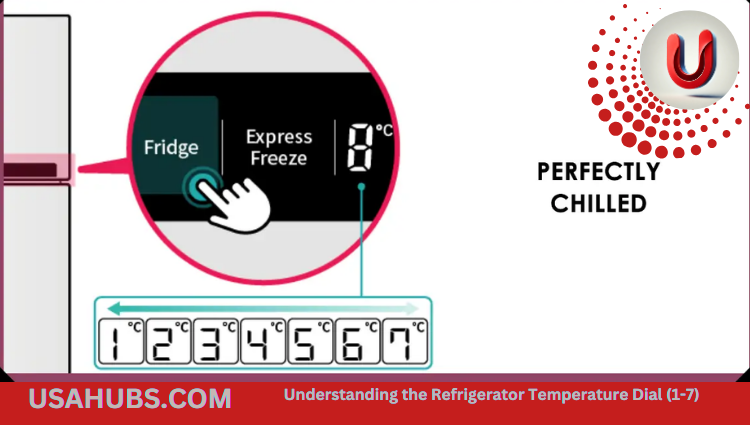 Understanding the Refrigerator Temperature Dial (1-7)