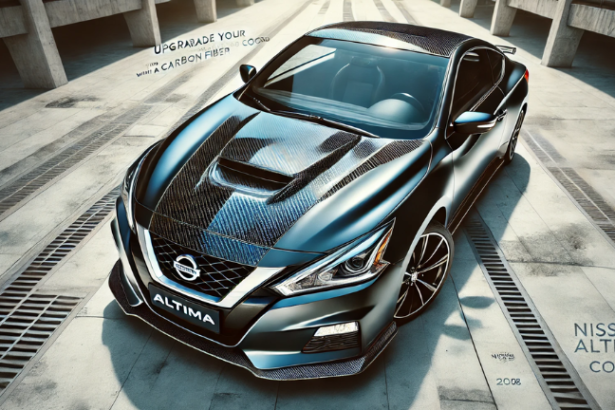 Upgrade your Nissan Altima 2008 coupe with a carbon fiber hood