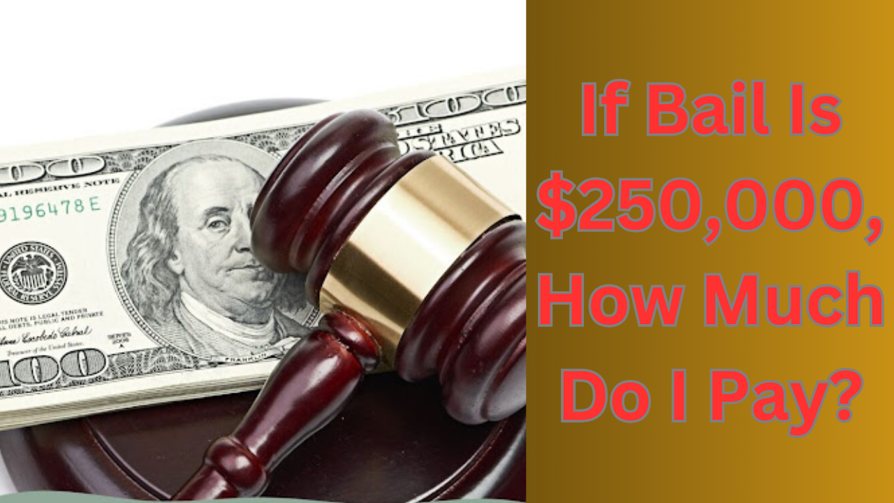 If Bail Is $250,000, How Much Do I Pay?